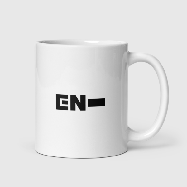 ENHYPEN White Glossy Mug - Image 2