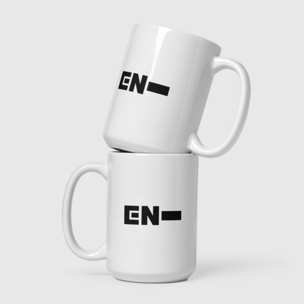 ENHYPEN White Glossy Mug - Image 3